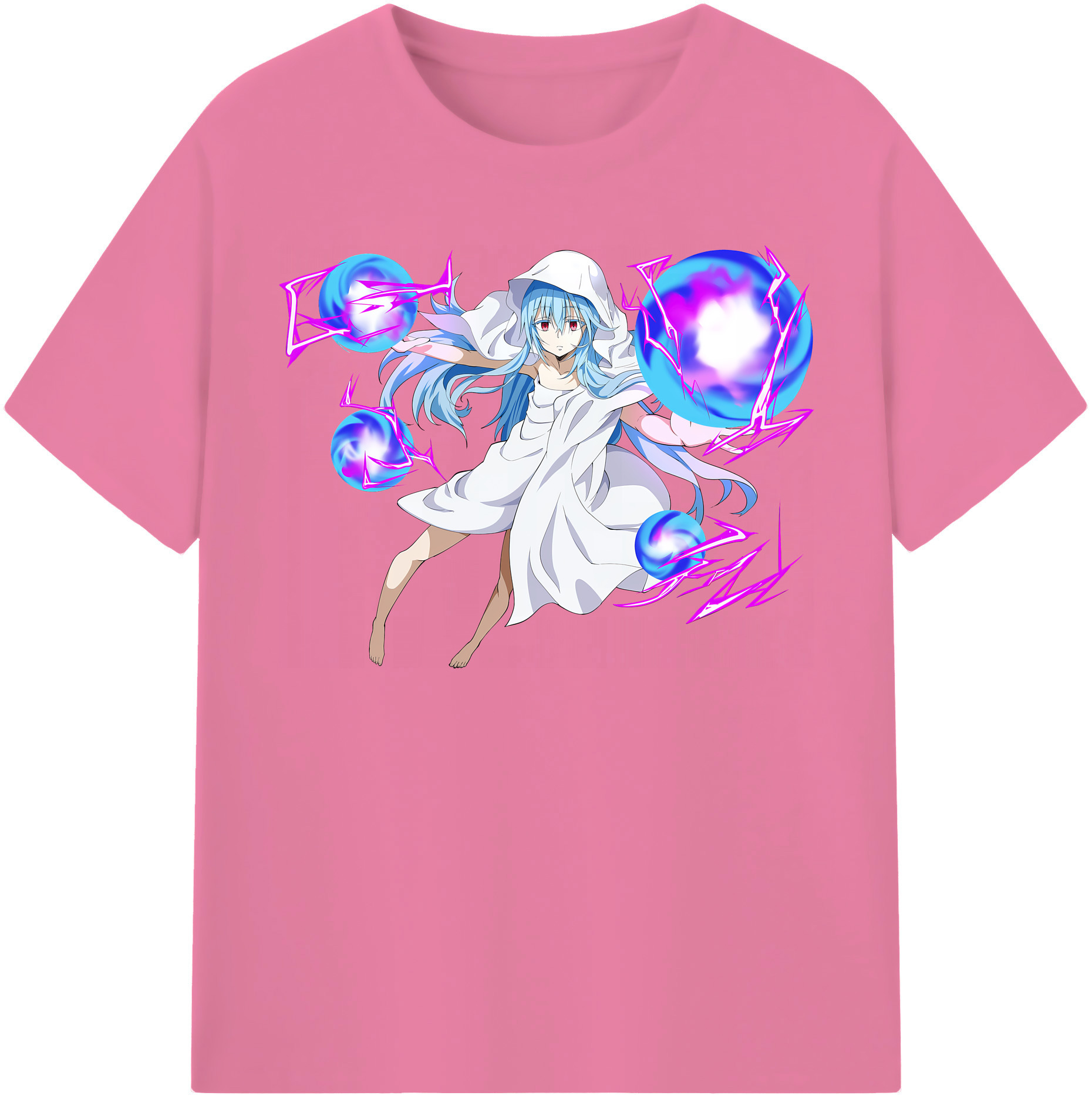 （画像用） 転スラ Regarding Reincarnated to Slime 綿100％半袖Tシャツ（フロントプリント）